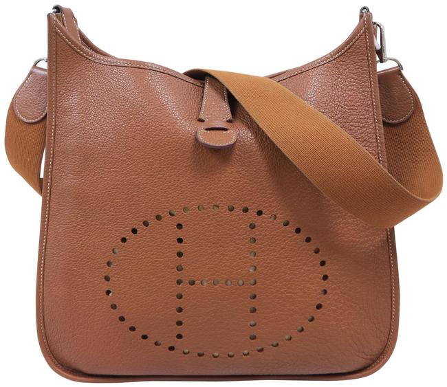 Hermes Evelyne I Gm Brown Togo Shoulder Bag