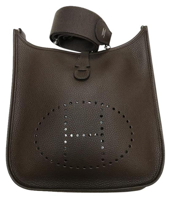 Hermes Evelyne Iii 29 Pm Brown Togo Cross Body Bag