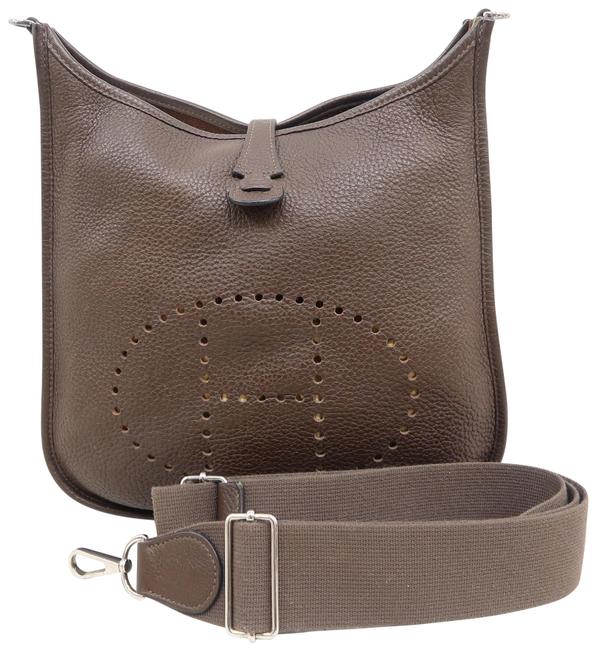 Hermes Evelyne Iii Cacao Togo Cross Body Bag