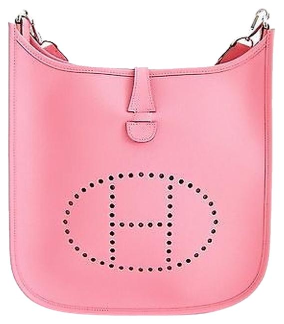 Hermes Evelyne III Confetti Pink Cross Body Bag