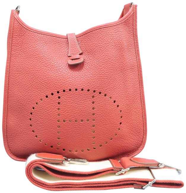 Hermes Evelyne Iii Pm Capucine Togo Shoulder Bag