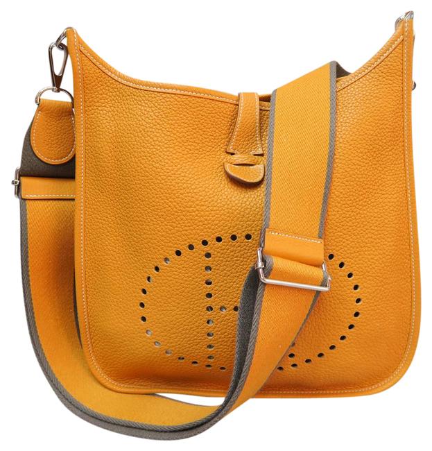 Hermes Evelyne Iii Pm Goldenrod Togo Shoulder Bag