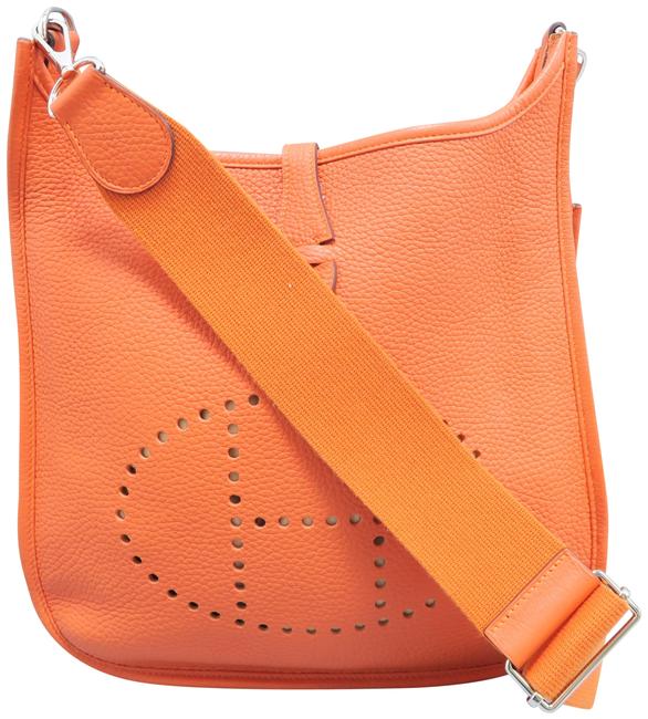 Hermes Evelyne Iii Pm Orange Togo Shoulder Bag