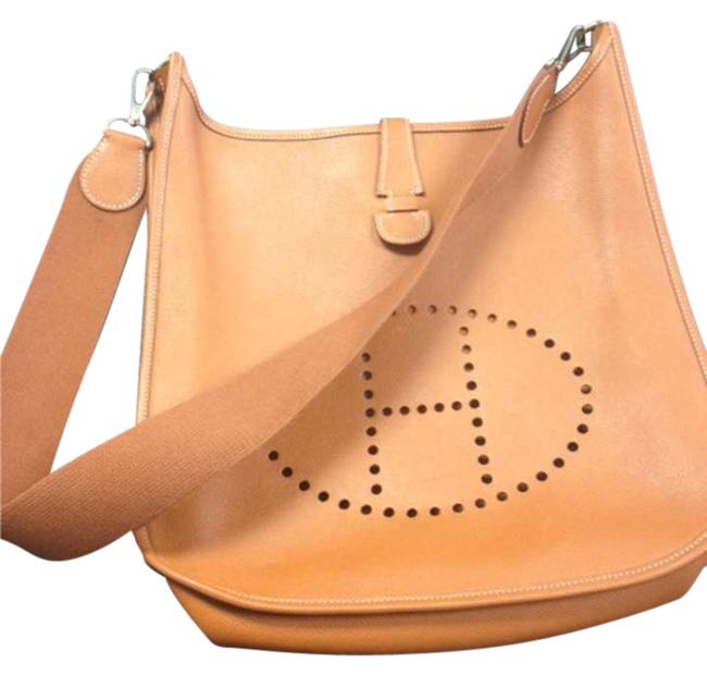 Hermes Evelyne Leather Shoulder Bag