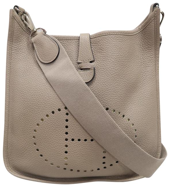 Hermes Evelyne Pm Tan Calfskin Leather Shoulder Bag
