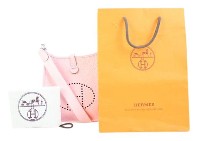 Hermes Evelyne Sakura Tpm 49hera41017 Pink Clemence Leather Shoulder Bag