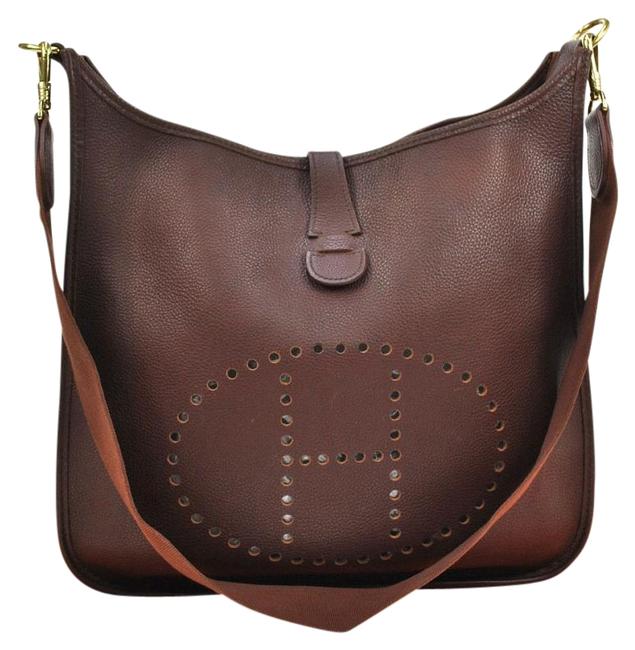Hermes Evelyne Sale Pm Brown Cross Body Bag