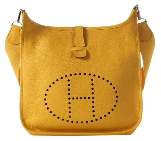 Hermes Evelyne Soleil 3 G M Shoulder Bag