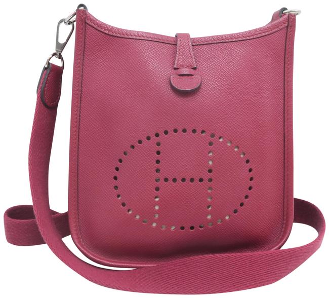 Hermes Evelyne Tpm Deepred Calfskin Cross Body Bag