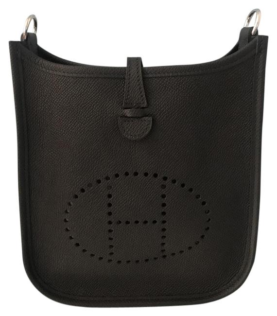 Hermes Evelyne Tpm Rare A Stamp Black Epsom Cross Body Bag