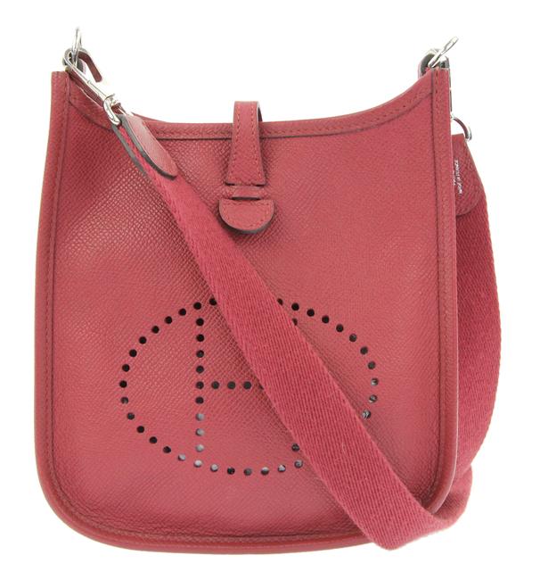 Hermes Evelyne Tpm Rouge Grenat Leather Cross Body Bag