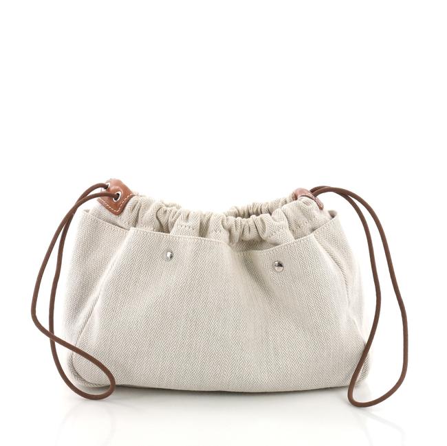 Hermes Fourbi Insert 25 Beige Toile Tote