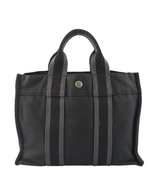 Hermes Fourre Tout 135487 Blue Canvas Tote