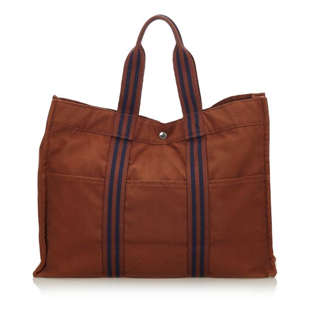 Hermes Fourre Tout Gm Multicolour Canvas Tote