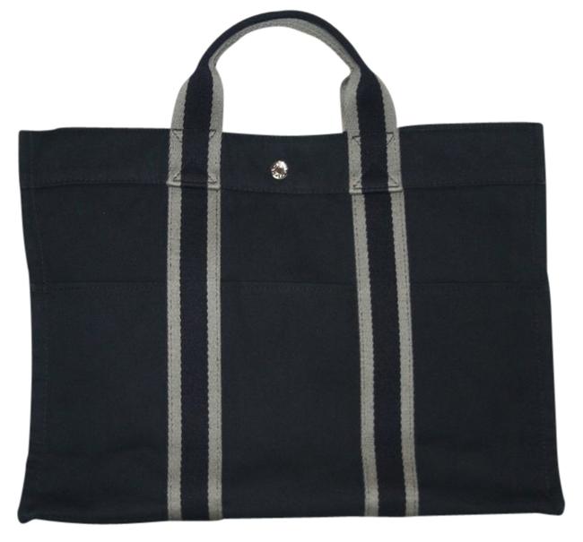 Hermes Fourre Tout Mm Black Tote