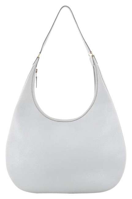 Hermes Gao Arctic Leather Hobo Bag