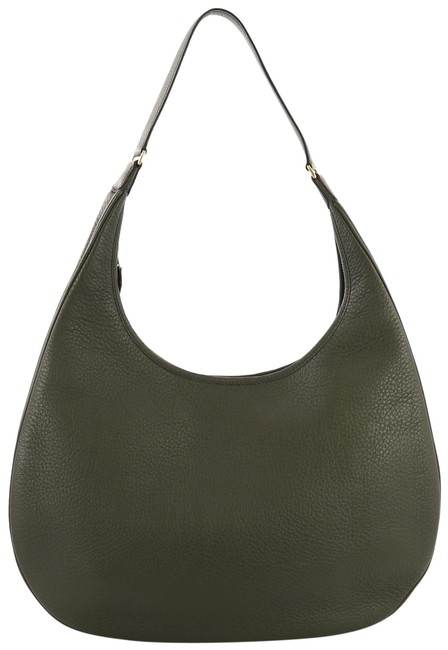 Hermes Gao Olive Green Leather Shoulder Bag
