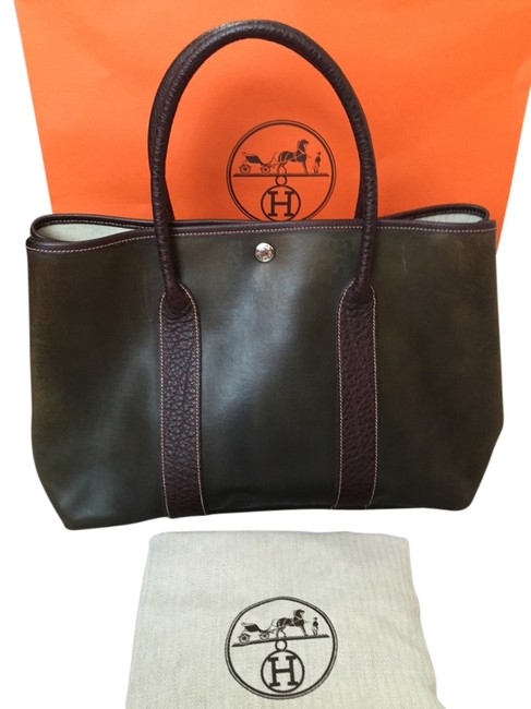 Hermes Bag Garden Brown Tote