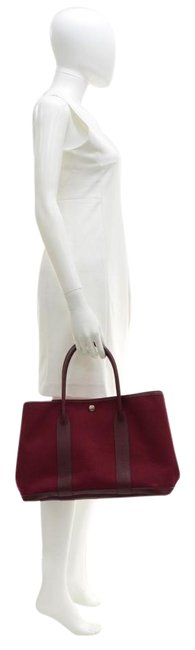 Hermes Garden Party 219554 Brown Leather Tote