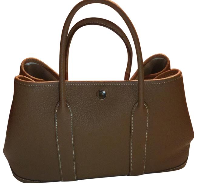 Hermes Garden Party 2018 Gold Negonda Leather Tote