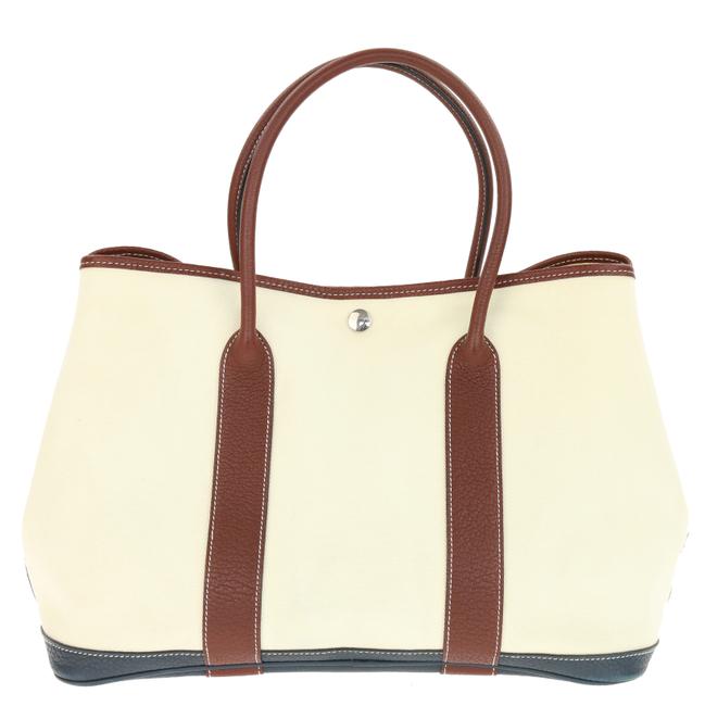 Hermes Garden Party 36 Multicolor Canvas Tote