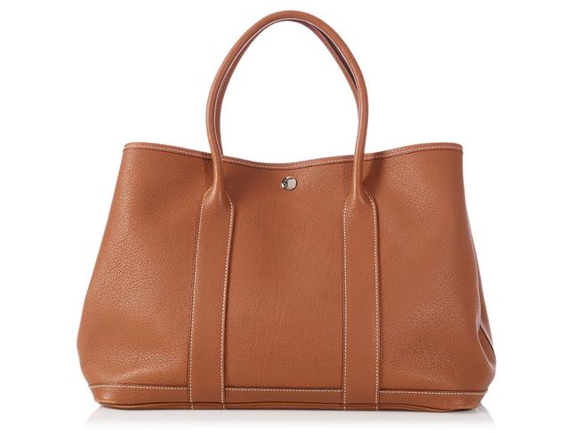 Hermes Garden Party 36 Negonda Gold Leather Tote