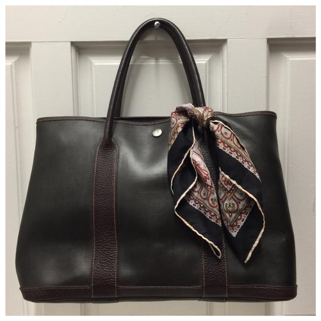 Hermes Garden Party Bag Amazonia Brown Tote