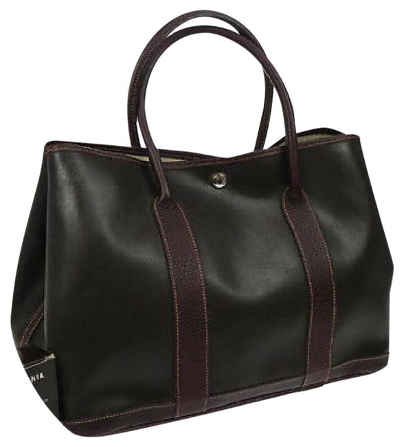 Hermes Garden Party Big Sale Brown Leather Tote
