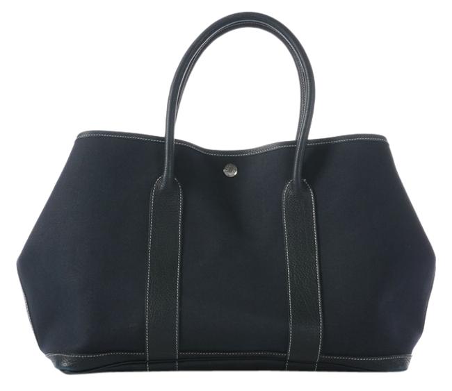 Hermes Garden Party Canvas Gm Tote