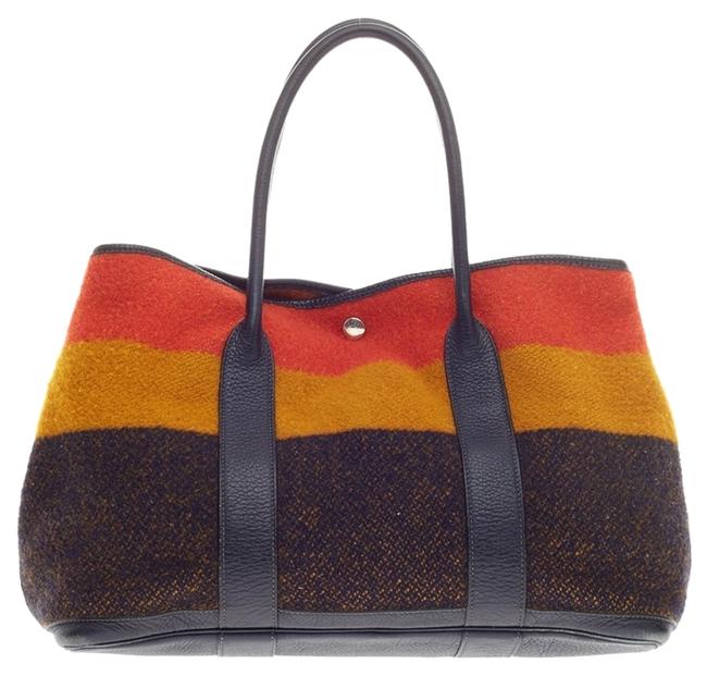 Hermes Garden Party Mm Rocabar and Fjord Leather Tote