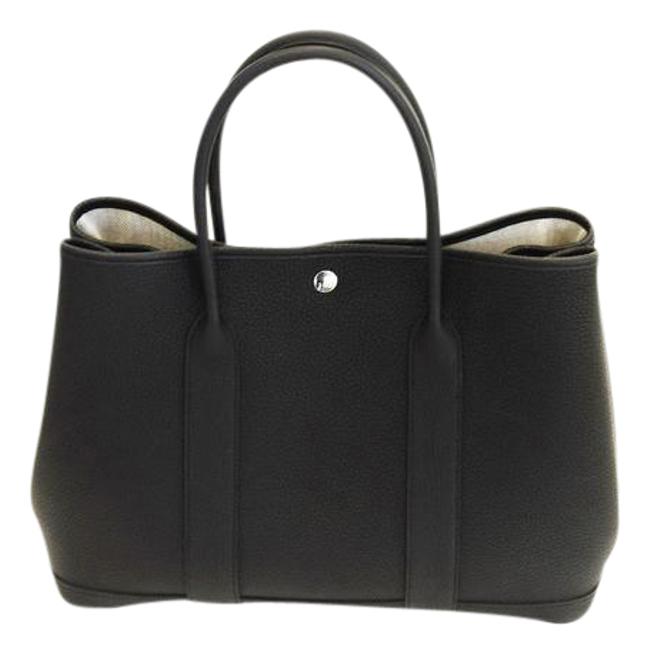 Hermes Garden Party New 2017 Stamp A Negonda Black Leather Tote