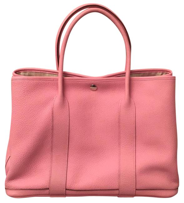 Hermes Garden Party Pink Tote