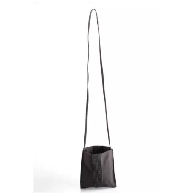 Hermes Her Line Blue Canvas Cross Body Bag