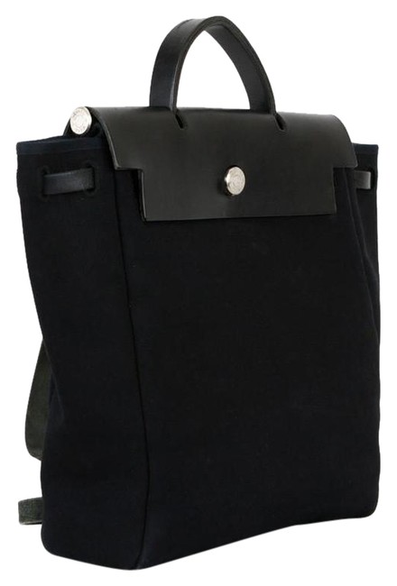 Hermes Herbag Ado Black Backpack
