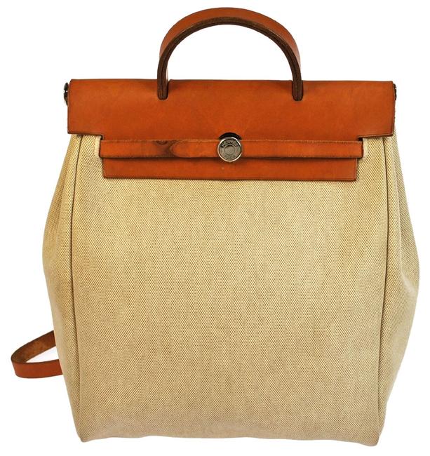Hermes Herbag Toile Backpack