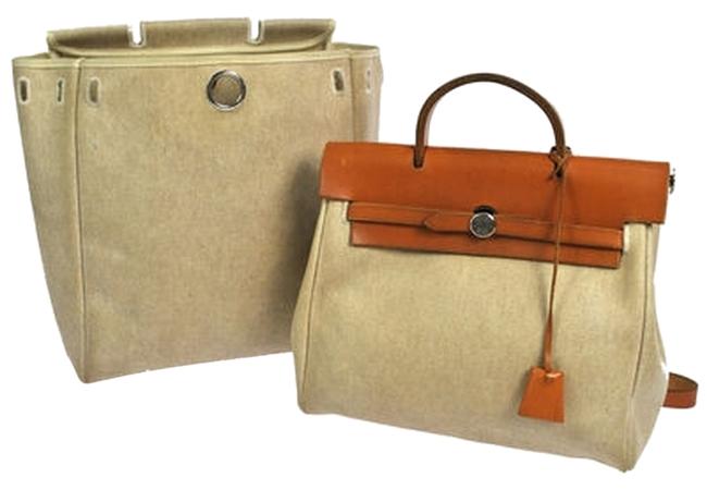 Hermes Herbag Toile 2 In 1 Backpack