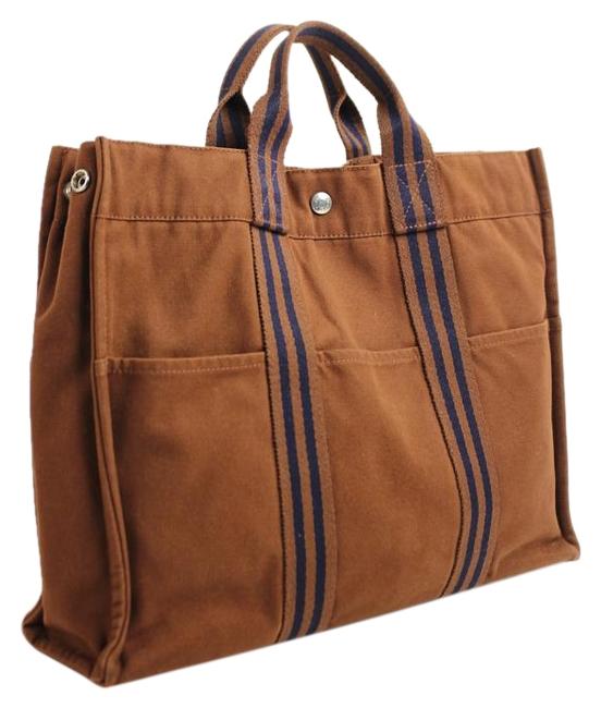 Hermes Herty03 Brown Tote