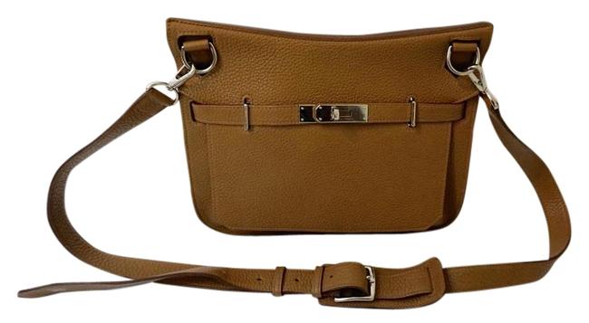 Hermes Jypsiere Tan Leather Shoulder Bag