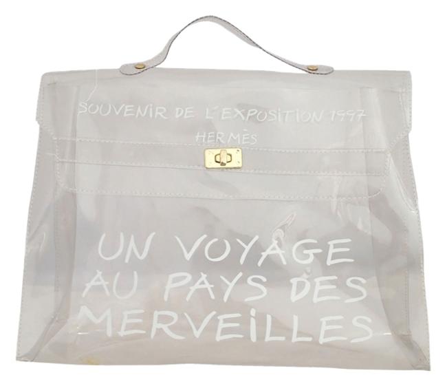 Hermes Kelly 172983 Htl10 Clear Satchel
