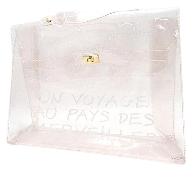 Hermes Kelly Clear Transparent Tote
