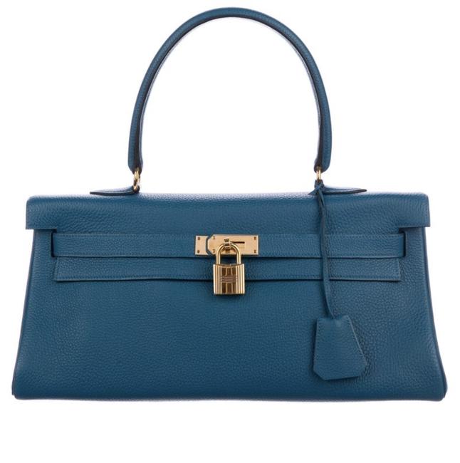 Hermes Kelly Cobalt Togo Shoulder Bag