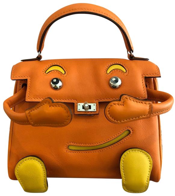 Hermes Kelly Doll Orange Satchel