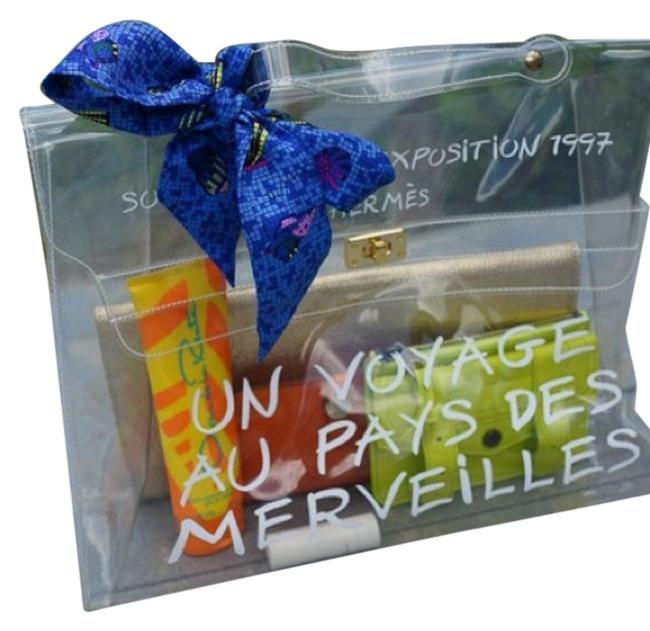 Hermes Kelly Limited Edition 1997 Clear Vinyl Satchel