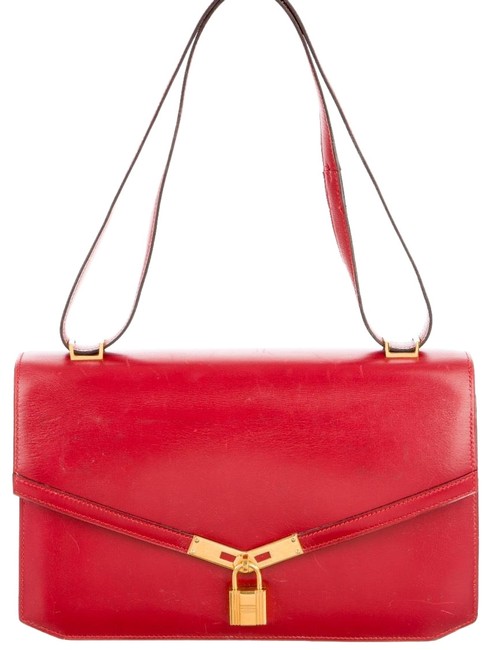 Hermes Shoulder Bag Kelly Rogue/Gold Box Clutch