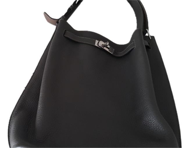 Hermes So Kelly Kelly Grey Calfskin Shoulder Bag