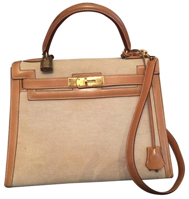 Hermes Kelly Vintage Cloth Shoulder Bag