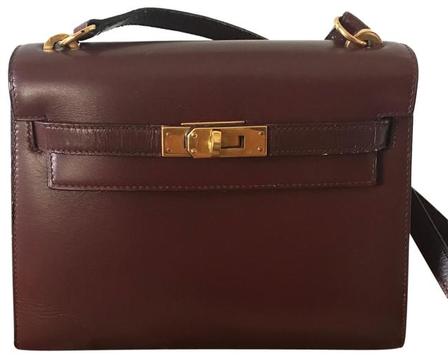 Hermes Kelly Vintage Mini Rouge 20cm Red Cross Body Bag