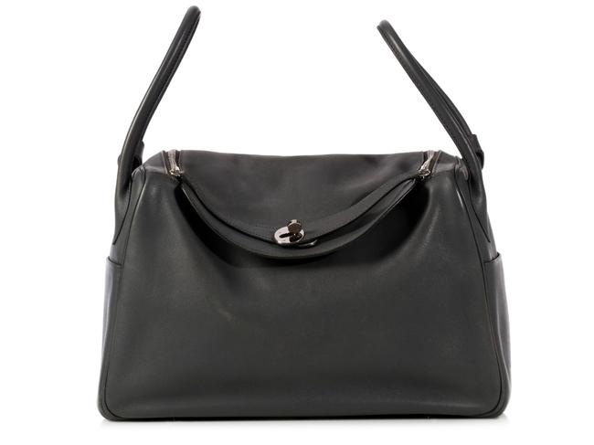 Hermes Lindy Gray 34 Shoulder Bag