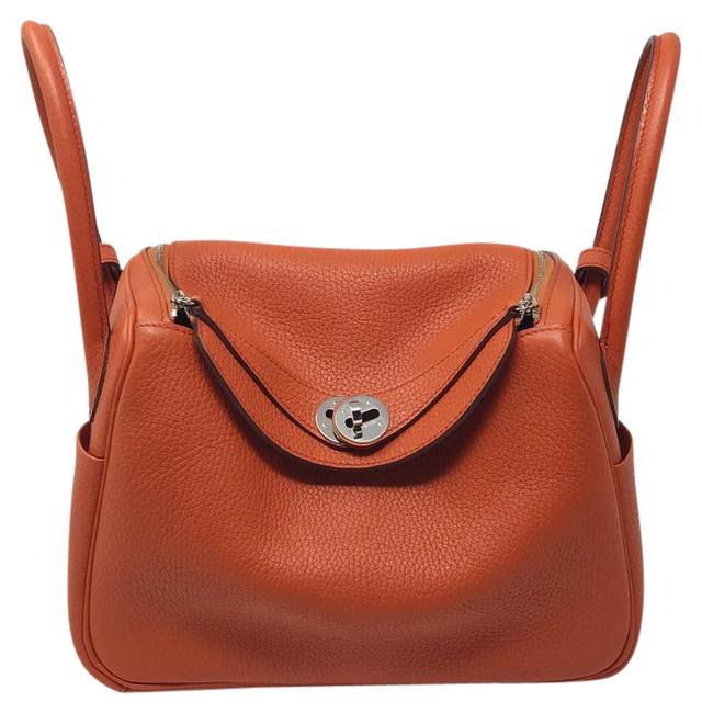 Hermes Lindy Handbag Clemence 26 Shoulder Bag