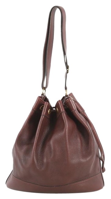 Hermes Market Handbag 28 Red Leather Tote